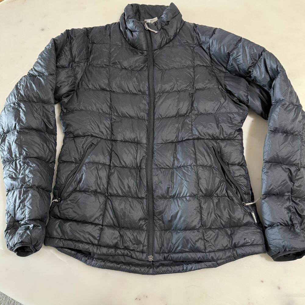 REI Co-Op 650 Puffer Jacket Men’s M Full Zip Black Outdoor Camping Utility
